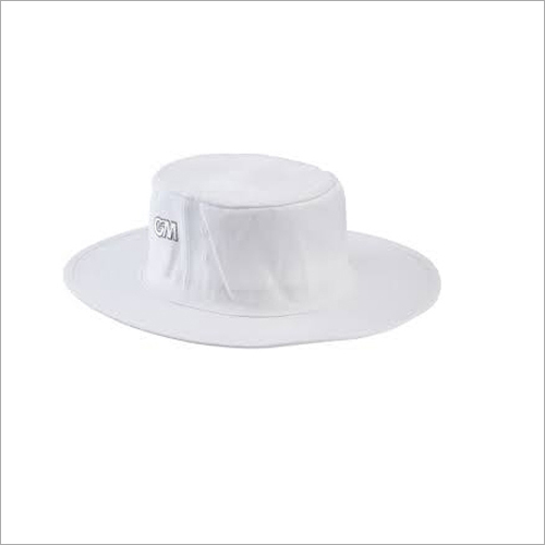 Cricket Hat Cap - 100% Cotton Lightweight Design White Color | Extra Wide Brim for Sun Protection Stylish Look Moisture Management
