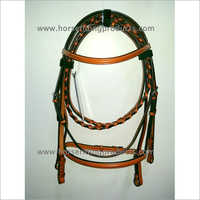 Leather Horse Bridle - Eco-friendly Leather, Headpiece Length 45-55 Cm, Noseband Width 2-3 Cm, Reins Length 200-250 Cm, Comfortable Fit, Ergonomic Design