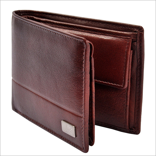 Men's Brown Wallet - Genuine Leather, 4x3x1 Inches , 2 Compartments, 6-8 Card Slots, Coin Pocket, Sleek Design, Organized Storage, Durable