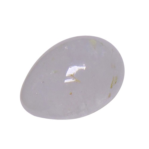 Satyamani Natural Clear Quartz Egg for cooling powers