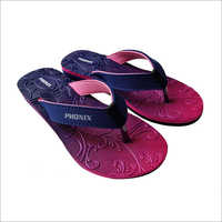Purple & Red Ladies Bathroom Slipper