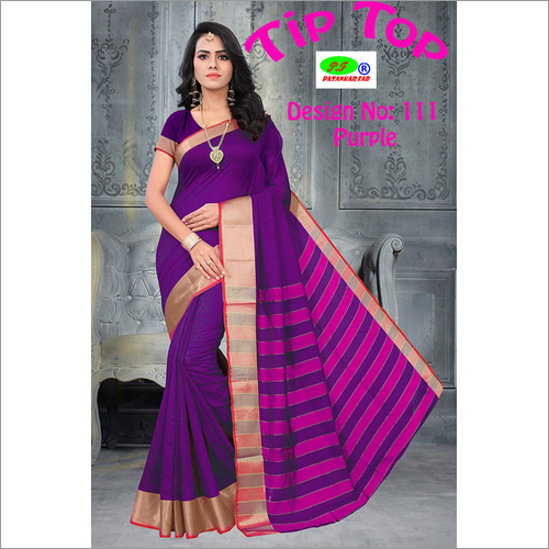 Lining shade Poly Cotton Silk Saree