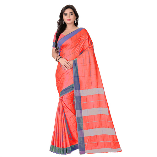 Vidhya Lilan Poly Cotton Saree