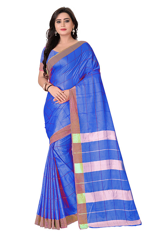Vidhya Lilan Poly Cotton Saree