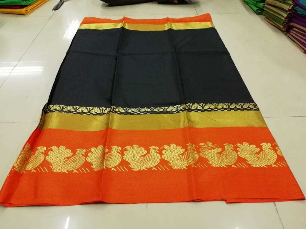 New Printed Cotton Silk Saree