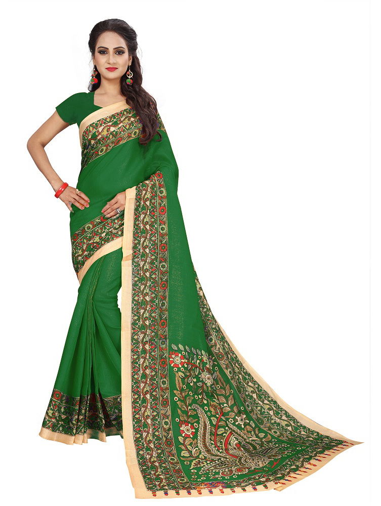 Kalamkari Desing Saree