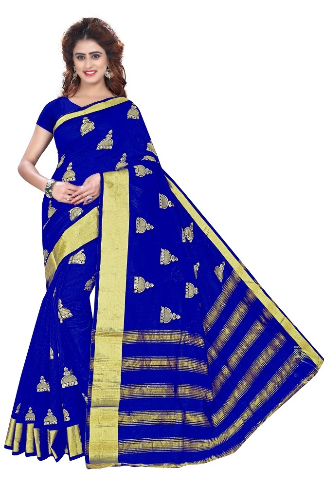 New Printed Foil saree