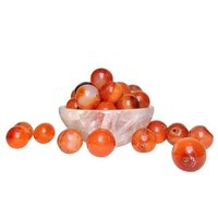 Satyamani Natural Energised Carnelian 12 mm. Beads
