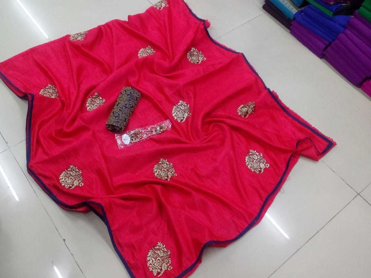 Embroidery Sana Silk Saree