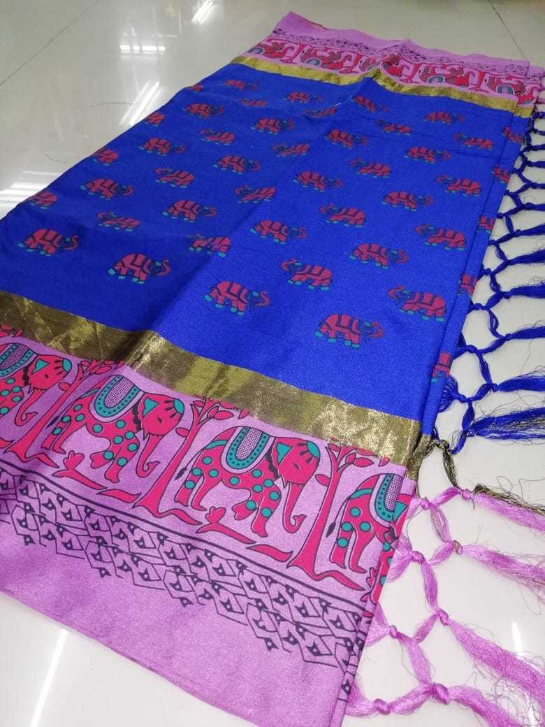 Angi Printed Jhalar Saree