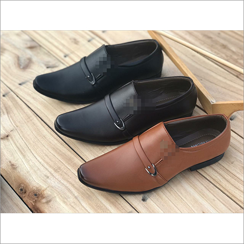 Black And Tan Mens Branded Formal Shoes
