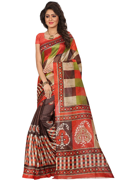 New Bhaglpuri Printed saree