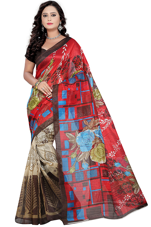 New Bhaglpuri Printed saree