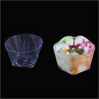 Transparent Mousse Plastic Fancy Cup