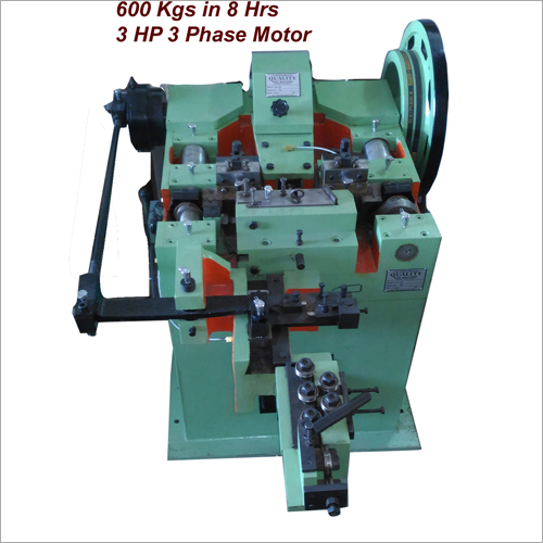 3 HP 3 Phase Motor Nail Making Machine
