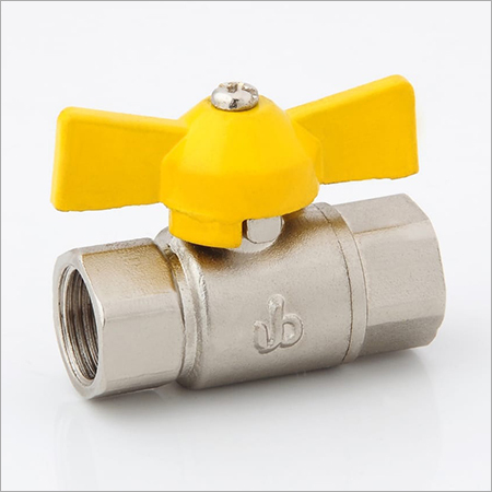 Butterfly Gas Valve - Brass, Various Sizes | Threaded Connection, Corrosion Resistant, Durable Design, Leak-Proof Seal, Precise Control, Secure Shutoff