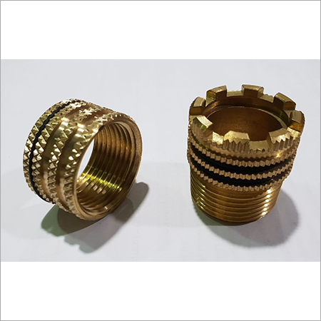 Male and female insert valve