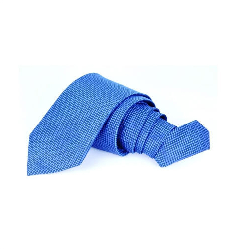 Corporate Silk Ties - Silk Fabric, 40 Inch Length, Blue Color, Dotted Pattern | Elegant Design, Eye-catching Look, Easy to Knot
