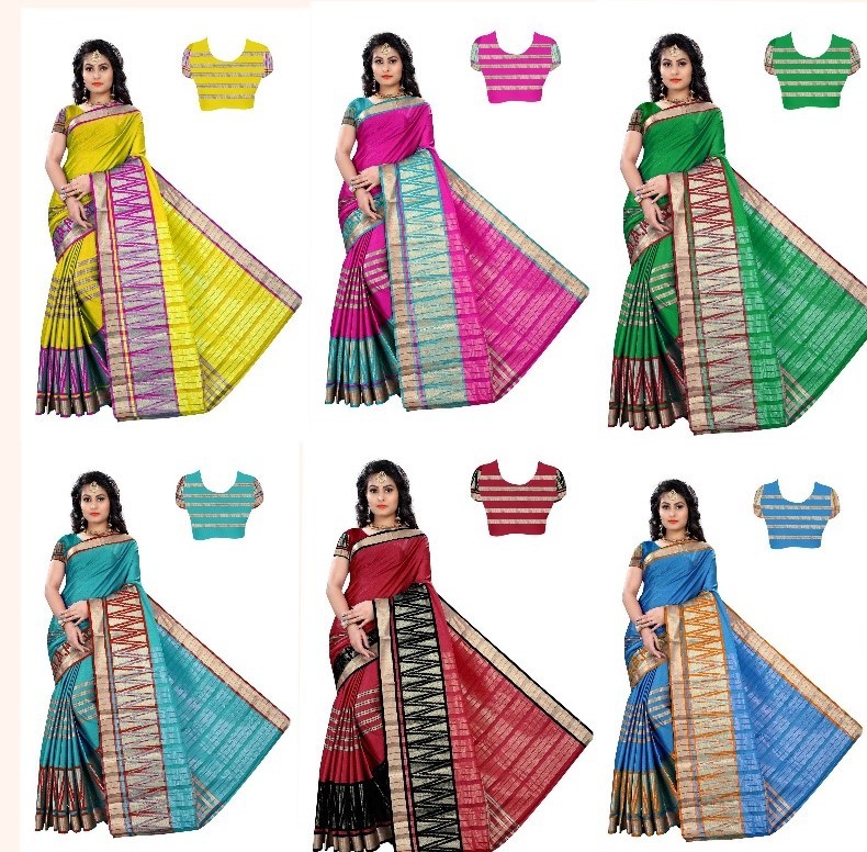 New Cotton silk saree