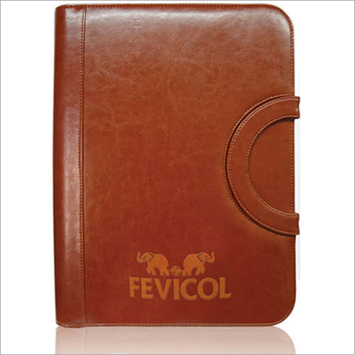 Executive Office File Folder - PU Leather, A4/A5/A6 Size 35.2cm Length | Easy-To-Use with Attached Pen Holder, Elegant Design