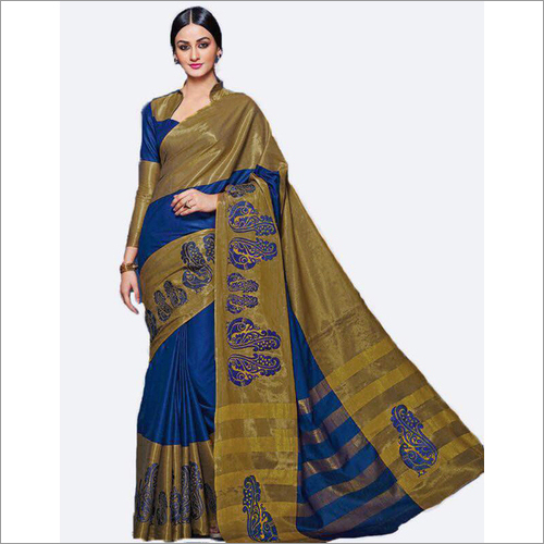 Aura Embroidery Design Saree
