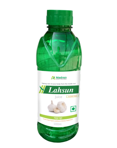 Lahsun (Garlic) Juice Direction: S15-30 Ml. Twice Daily With Empty Stomach