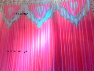 Banquet hall parda design for parties