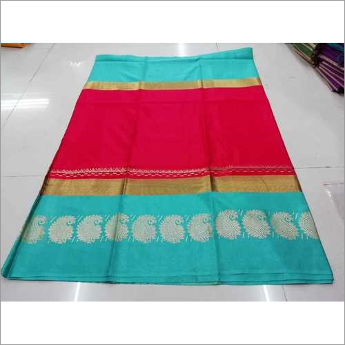 New Ret Cotton silk saree