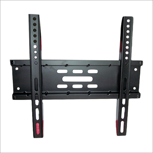Ms Iron Lcd Black Coated Wall Mounted Tv Stand