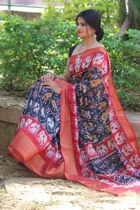 Soft Cotton Batik Print Sarees