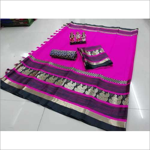 Indian Bird Jacquard Saree