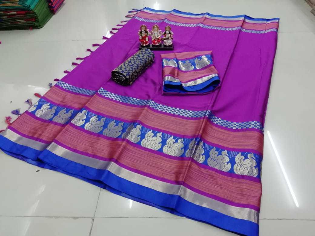Indian Bird Jacquard Saree