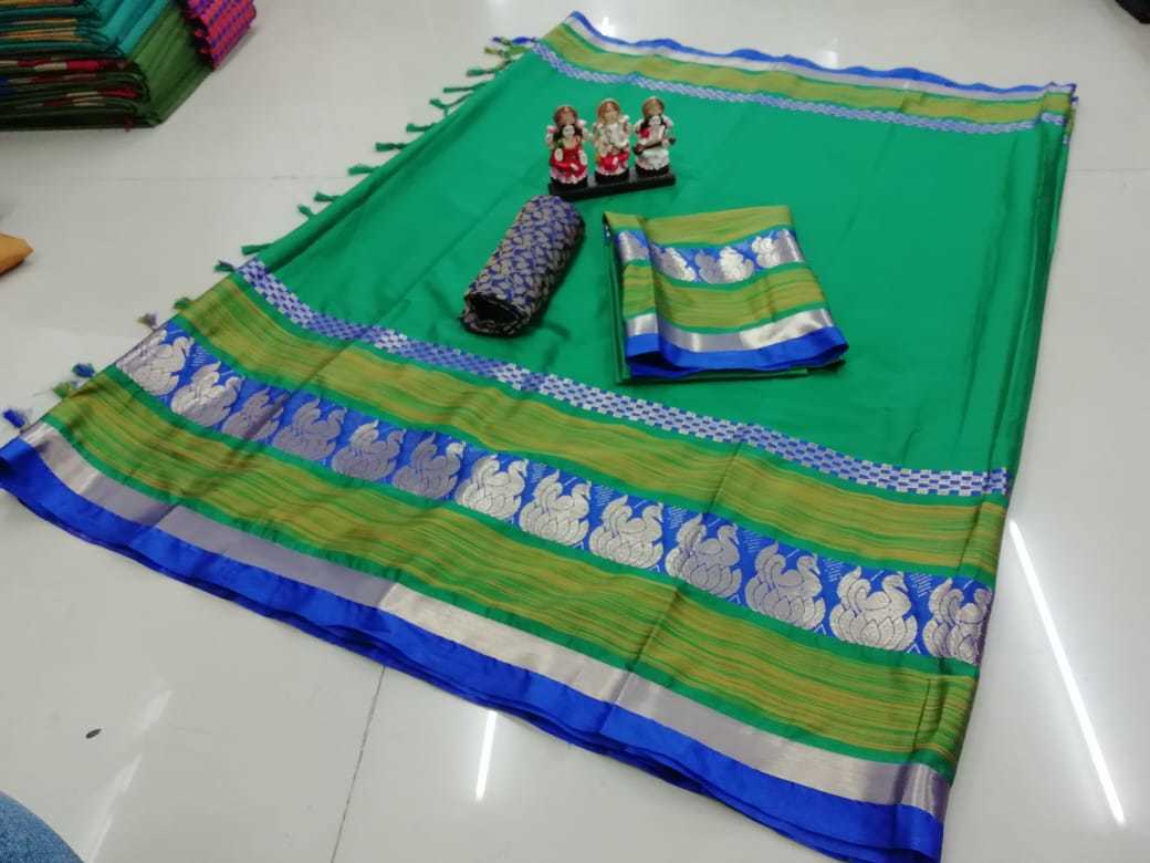 Indian Bird Jacquard Saree