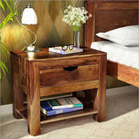 Wooden Bedside Table No Assembly Required