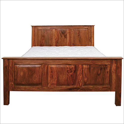 Handmade Wooden Plain Bed