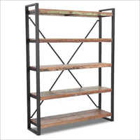 Handmade Industrial Iron Book Shelf