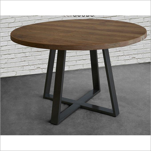 Brown Industrial Wooden Coffee Table