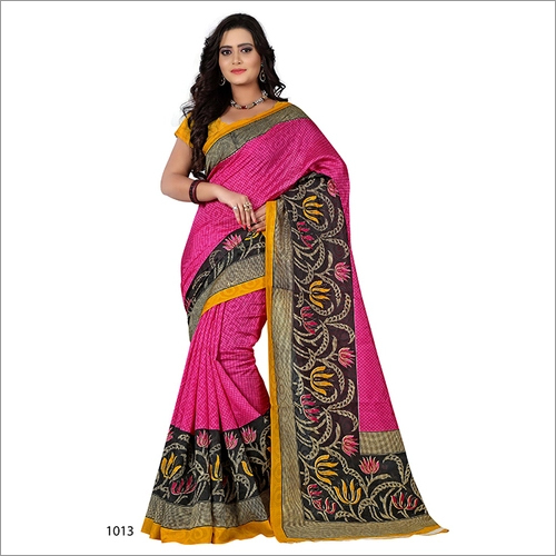 New Printed Mastani Silk Saree