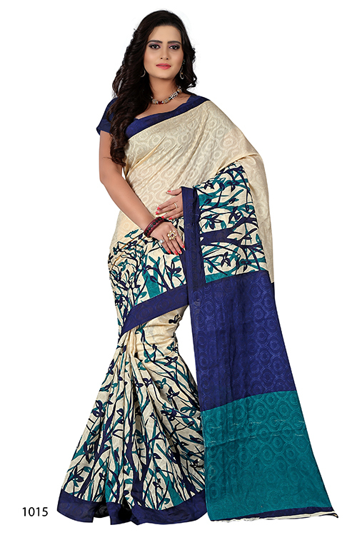 New Printed Mastani Silk Saree