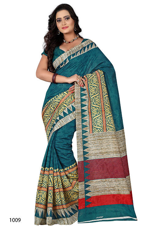 New Printed Mastani Silk Saree
