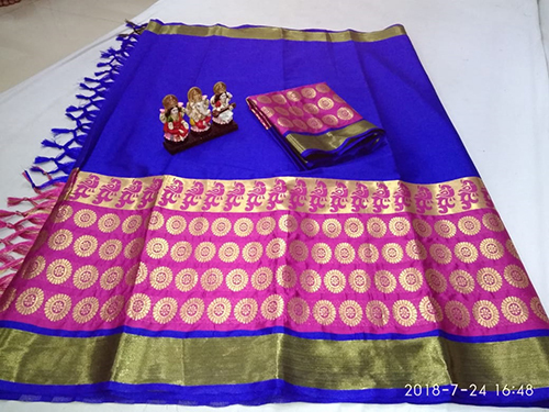 New Poly Silk saree
