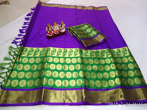 New Poly Silk saree