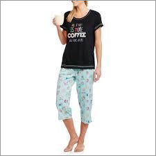 Light Blue Womens Capri