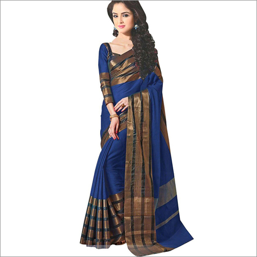Topdyed Cotton silk saree