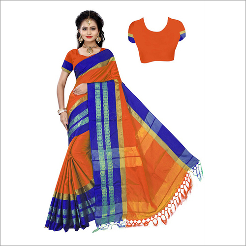 New Printed Tapasya Cotton Silk Saree