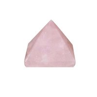 Satyamani Natural Rose Quartz Pyramid