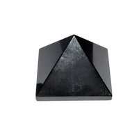 Satyamani Natural Black Agate Pyramid