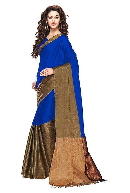 Visava Plain Silk saree