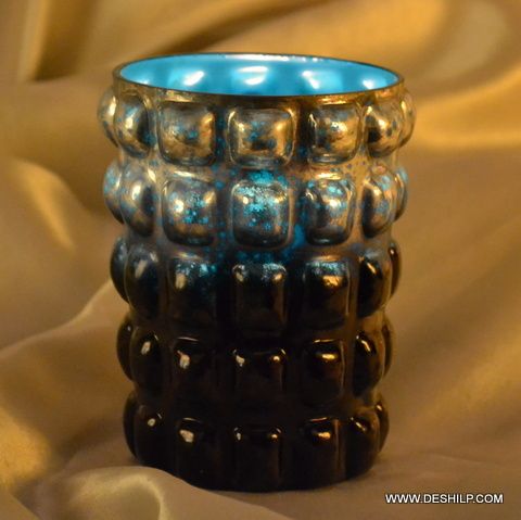 HANDICRAFT DECOR GLASS CANDLE HOLDER