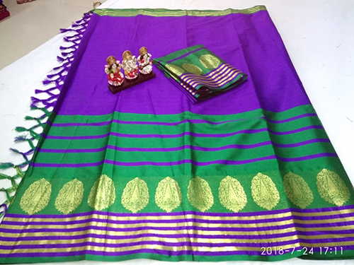 Tulsi Soft Poly Silk Jacquard Saree